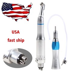 Dental Low Speed External Water Spray Straight Contra Angle Air Motor Handpiece