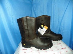 REFRIGIWEAR VIBRAM MEN’S LEATHER STEEL TOE BOOTS SIZE 13 200GRAMS THINSULATE NEW
