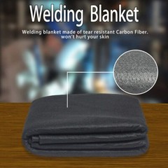 39” x 48” Carbon Felt Welding Blanket Fabric Fire Retardant Protective Mat