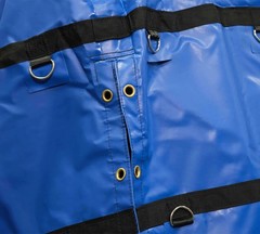 Fitted Coil Tarps BLUE for Steel Coils 7x7x7