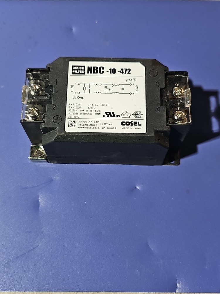 NEW COSEL NBC-10-472 NOISE FILTER. #s168