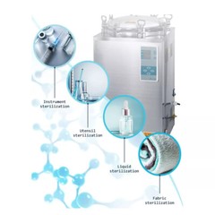 35 Liter High Pressure Sterilizer Vertical Autoclave LED Display 105-134°C USA