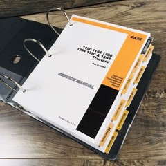 Case 1294 Tractor Service Manual Parts Catalog Repair Shop Set Workshop Book