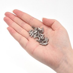 50pcs 3.5x10mm Dowel Pins Round Head Flat Chamfered End Dowel Pin