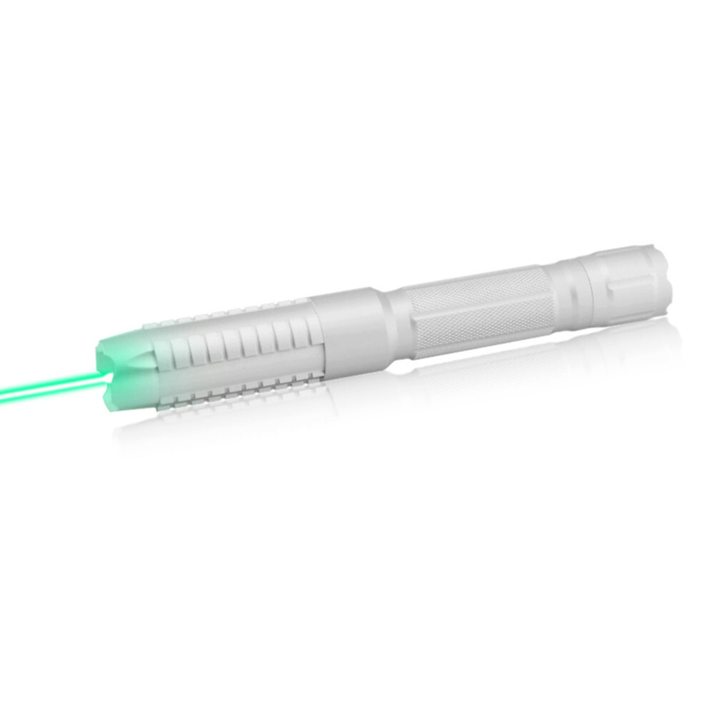 1mw Green Laser Pointer Pen Visible Beam Light Adjustable Focus Laser+Batty+Box