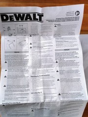 New Dewalt 1″ Compact CTS Press Jaw for DCE210 Copper / Stainless Steel