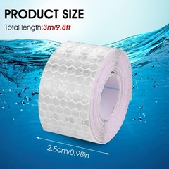 High-Visibility Reflective Warning Tape – 3 Rolls of Waterproof Safety Stickers