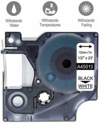 5 Pack D1 Label Tape 45013 S0720530 for DYMO LabelManager 160 280 420P