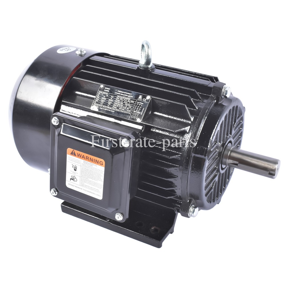 Electric Motor 3 Phase 3HP 1800 RPM 182T Frame 230/460 Volt 60 HZ TEFC Enclosure