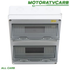 ALL-CARB 24 Way Circuit Breaker MCB Distribution Protection Box W/ DIN Rail IP65
