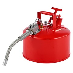 Uimoso 2.5 Gallon Red Safety Gas Can with Flame Arrester and Pouring Spout