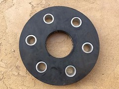 1 ea Bush Hog 11374 Flex Coupler Rubber Pad Disc with Spacers Free Shipping