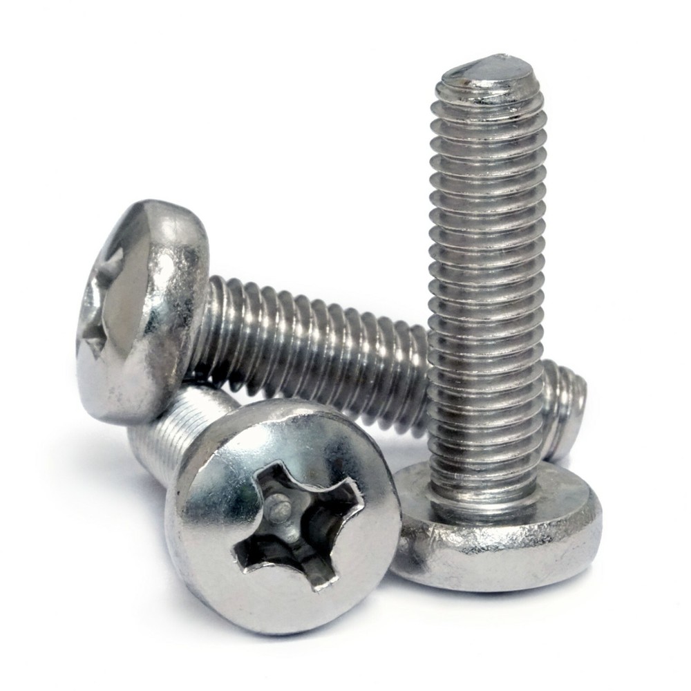1X 18-8, Various Lengths, UNF/Fine #10-32 Pan Head Screws, Stainless Steel