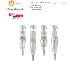 Hiossen ET Dental Titanium Locator Healing Abutment Transfer Impressions Analog