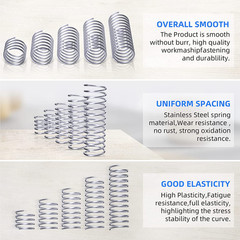 40 Different Sizes Compression Springs Assortment Kit, Stainless Steel Springs,
