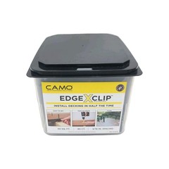 CAMO EdgeXClip Hidden Deck Fasteners 90 Count 50 Sq Ft 3/16″ Spacing #0344554