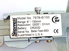 Starrett CALIPER 797 Digital Electronic IP65 797B 6/150