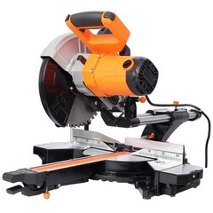 10in Single Bevel 2 Speed Sliding Miter Saw,5000/3200 RPM,3.5x13in Cutting
