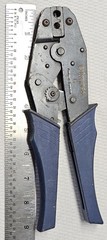 Vintage AMP Crimpex C Wang 220190-1 Die Ratchet Wire Crimping Hand Tool Sweden