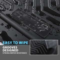 TPE Floor Mats Toyota RAV4 2019-2024 Hybrid 1st 2nd Row All Weather Protection