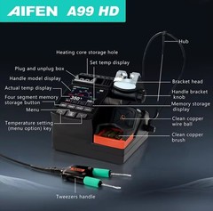 AIFEN–A99 HD Precision Tweezers With 210/245 Soldering Station FULL SET