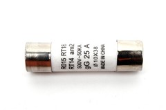 10x38mm R015 1 to 20 Pcs White Ceramic Fuse 1 to 32A 500V 10 x 38 RT18 RT14 AM2