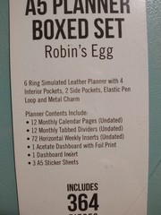 Carpe Diem A5 Weekly/Monthly Planner Boxed Set Robin’s Egg Undated 7941