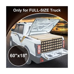 Tailgate Net – for Full Size Truck Cargo Net Compatible with Fo… FAST USA SHIP