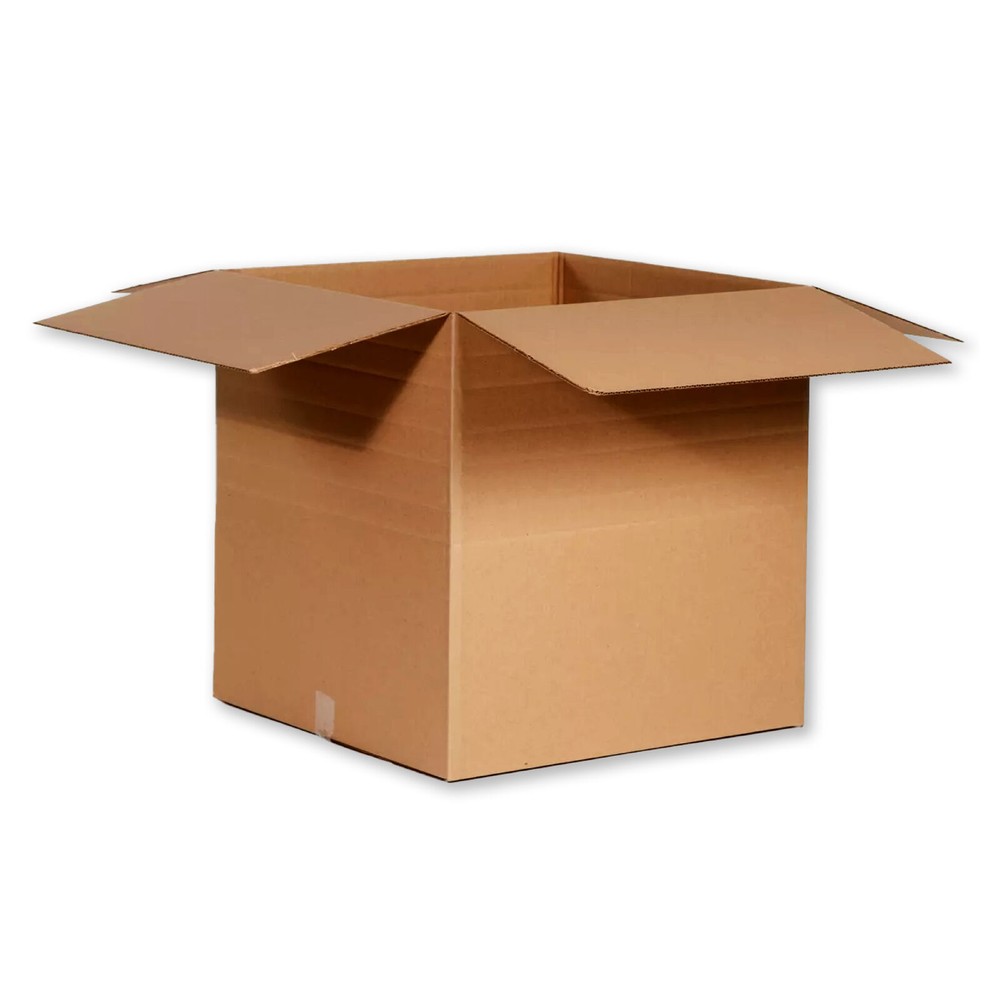 12 x 10 x 4″ Multi-Depth 2″ ECT-32 25 Pack Kraft Corrugated Boxes