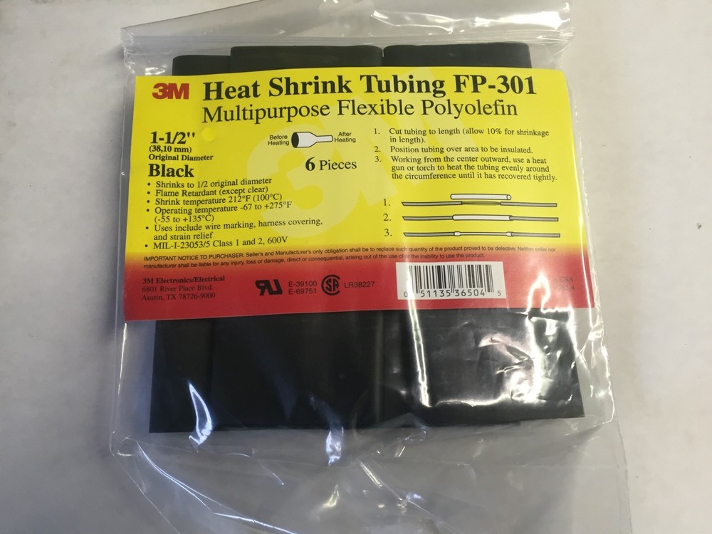 3M FP-301 1 1/2″ BL 6″ PC (6pcs= 1 Lot)