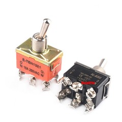 E-TEN1021/1221/1321 Rocker Switches Toggle Switch 2/3/4/6 Pin 2/3 Position 250V