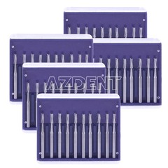 10 Uds. Fresas FG558 Carburo Tungsteno para Pieza de Mano Alta Velocidad Dental