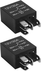 2PCS 5Pin 12V 30A Heavy Duty Vehicle Standard Starter Relay for Mo Color: 5Pin