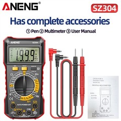 SZ304 Multifunction 1999 Counts Digital Multimeter True RMS Handheld Tester