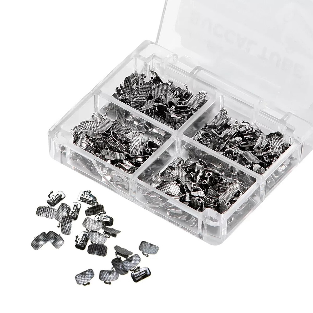 50 Sets Dental Tubos Bucales Buccal Tube 1st 2nd Molar Roth/MBT 022 Mesh Base