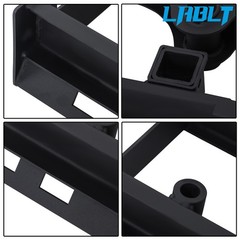 Heavy-Duty Skid Steer Pallet Fork Frame W/Receiver Hitch & Spear Sleeves 2500LBS