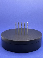5 PCS 1/8″ 4 FLUTE CARBIDE END MILL