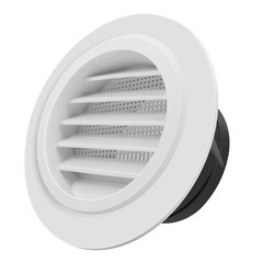 4 Inch Soffit Vents Round Vent Cover with Built-in Fly Screen for 1pack 100mm