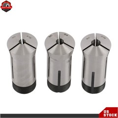 5 Pcs Collet Block Set & 1/8 – 1″ Precision 15 Piece 5C Fractional Collet Set