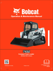 BOBCAT T450 COMPACT TRACK LOADER OPERATORS SERVICE REPAIR SHOP MANUAL PDF USB