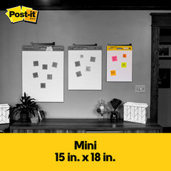Post-it Super Sticky Mini Easel Pad: 15 in. x 18 in. / / (White) [6-pack]