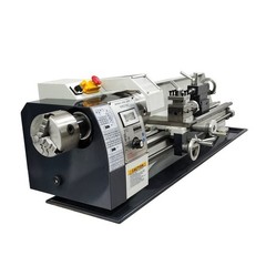 110V 1.1KW Double Chuck WM210V Precision Instrument Metal Bench Lathe 8″*32″