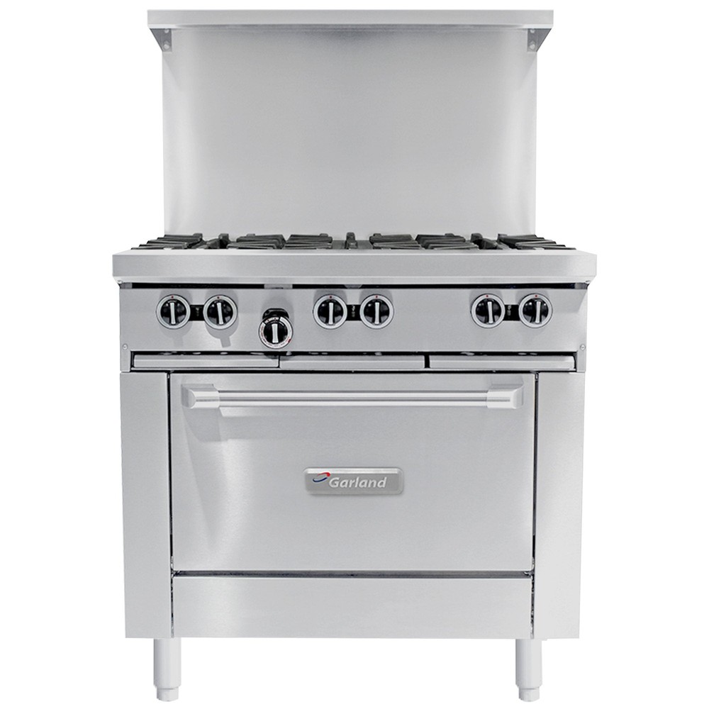 Garland G36-6R 6 Burner 36″ Gas Range with Standard Oven