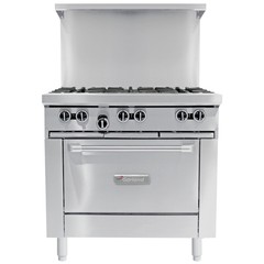 Garland G36-6R 6 Burner 36″ Gas Range with Standard Oven