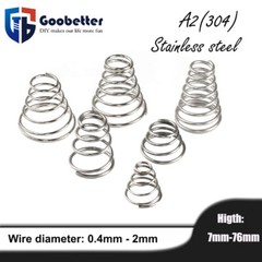 Conical Cone Compression Spring Springs 304 Stainless Steel 0.4-2mm Wire Dia
