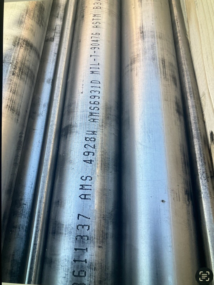 Titanium Round Bar 6AL-4V grade 5 AMS 4928 1.500 X 12”