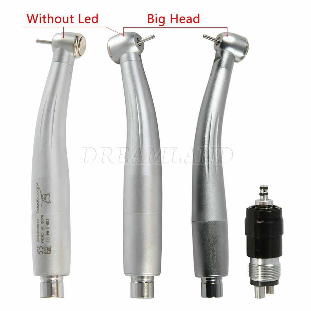 Yabangbang Dental High Speed Standard Large（LED）Handpiece Coupler Fit NSK 4-Hole