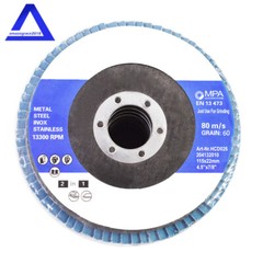 100Pack 4-1/2″×7/8” 60 Grit T29 Premium Zirconia Flap Disc Sanding Grinding