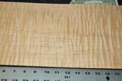 Flame Maple Raw Wood Veneer Sheet 9 x 29 inches 1/42nd 4671-76