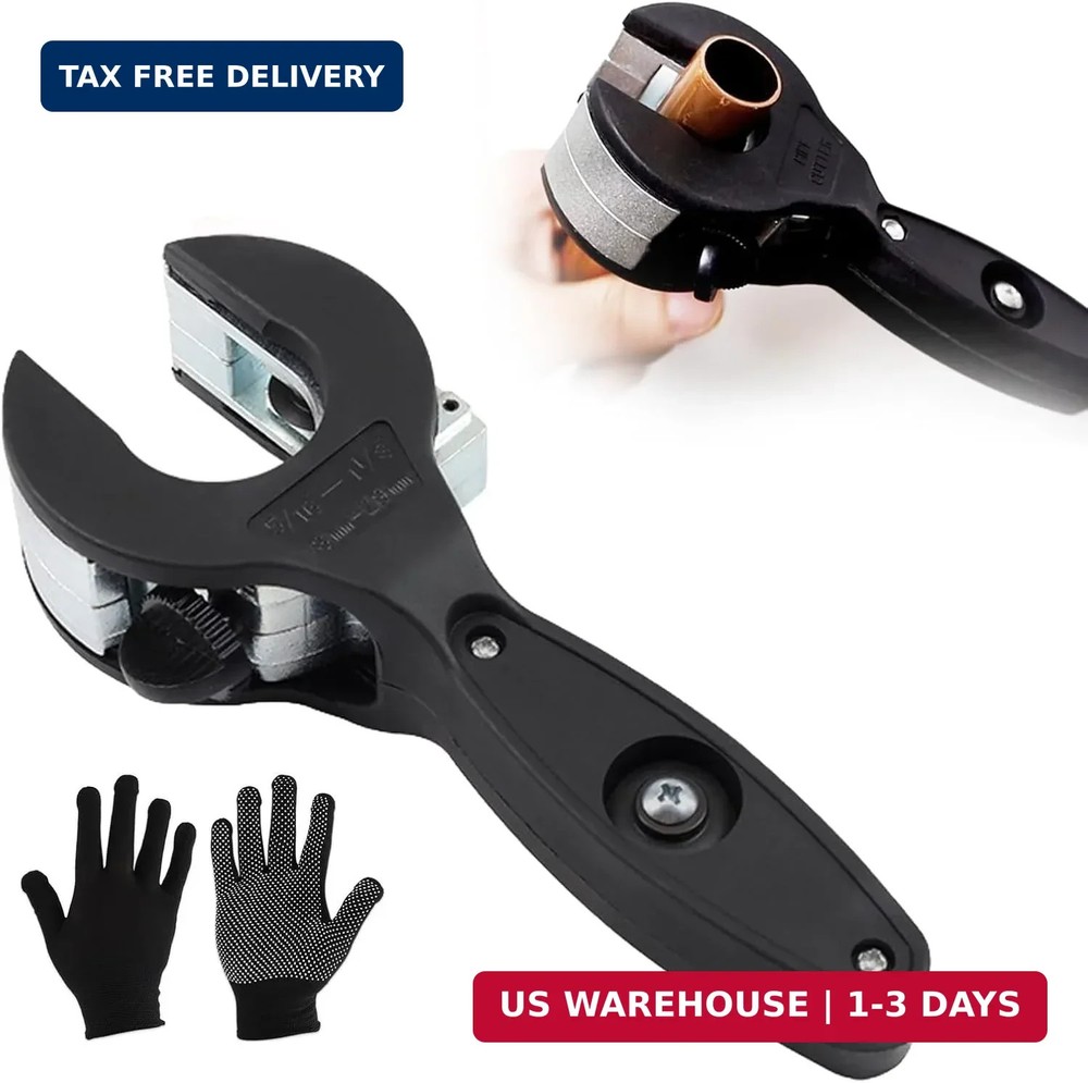Ratcheting Tubing Cutter, Tubing Cutter 1/4″ To 7/8″, 2 in 1 Close Quarters Tube